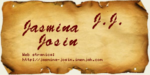 Jasmina Josin vizit kartica